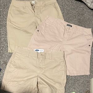 VENUS Women's Shorts in Tan and Cream